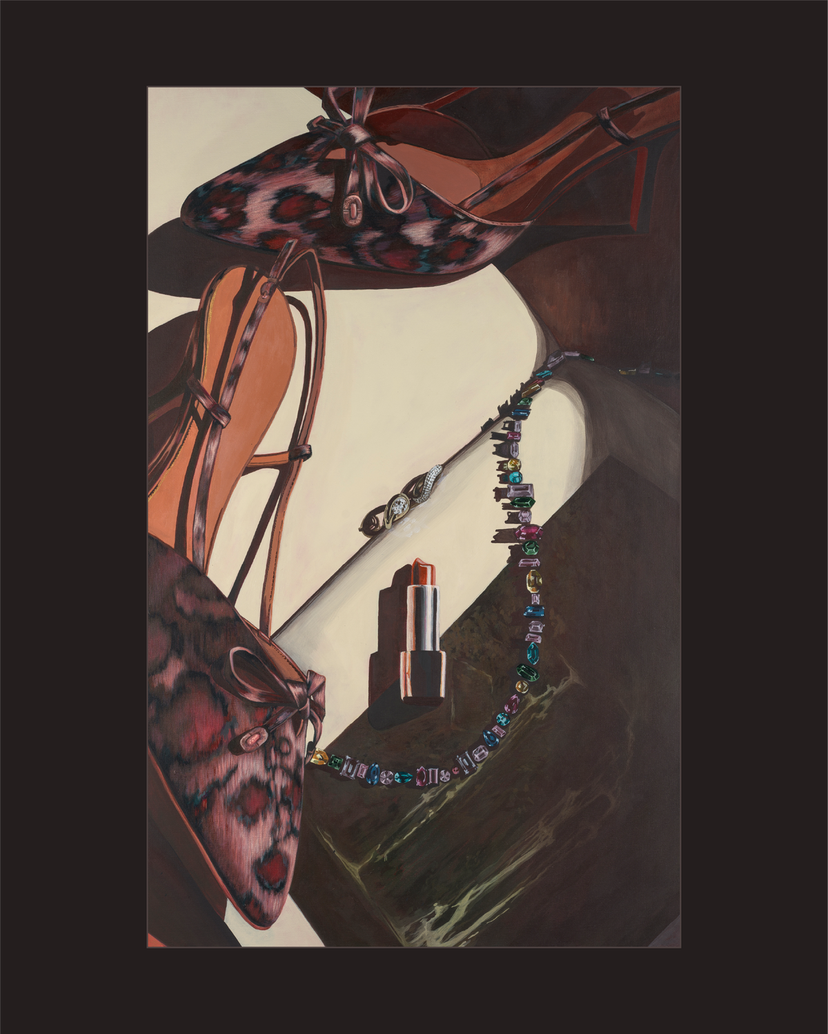 "Women's Work" 48x30" Original Acrylic Painting